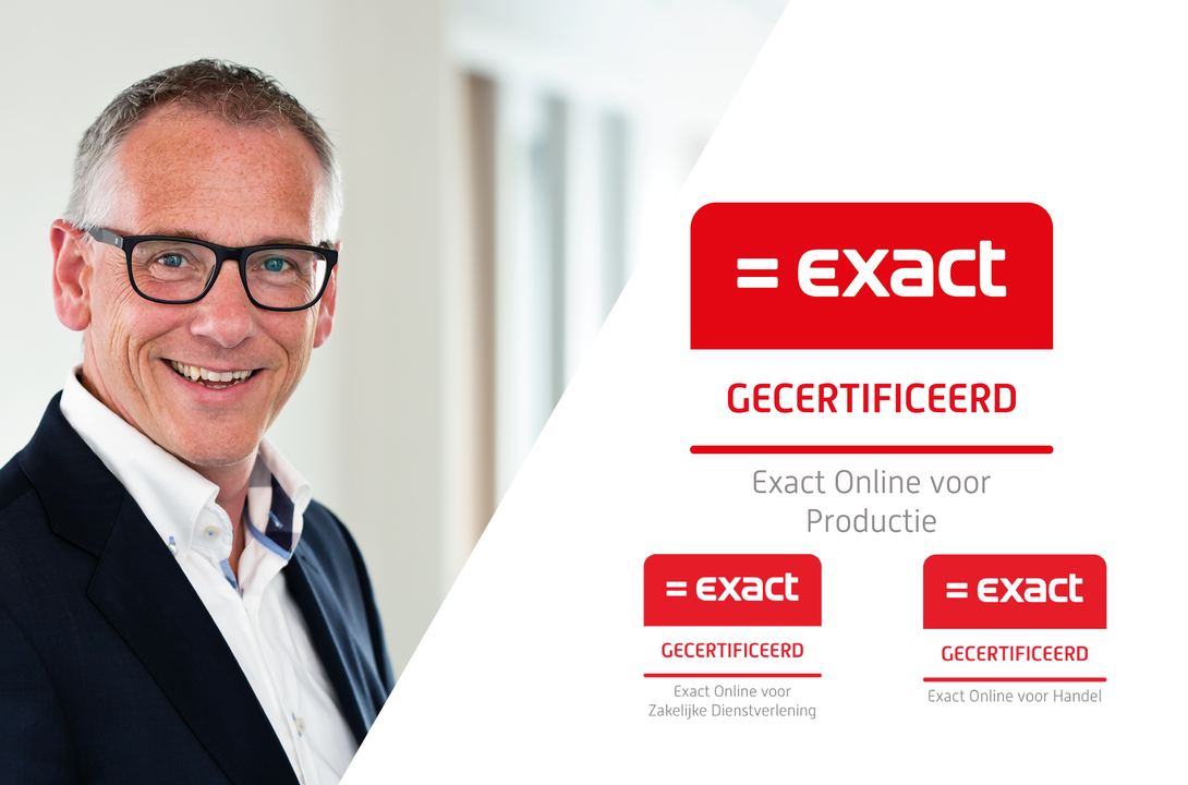 John van Uden gecertificeerd Exact Online voor Productie